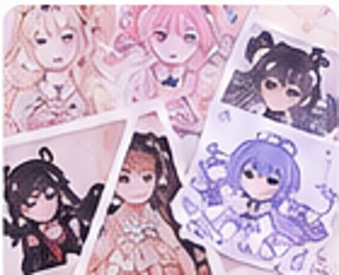 Genshin Girls Sticker Pack